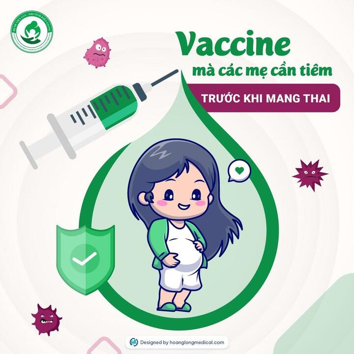 Những vaccine mà các mẹ cần tiêm trước khi mang thai