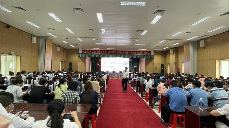 Tập huấn phương pháp 5S tại Bệnh viện Sản - Nhi  tỉnh Kiên Giang năm 2023.