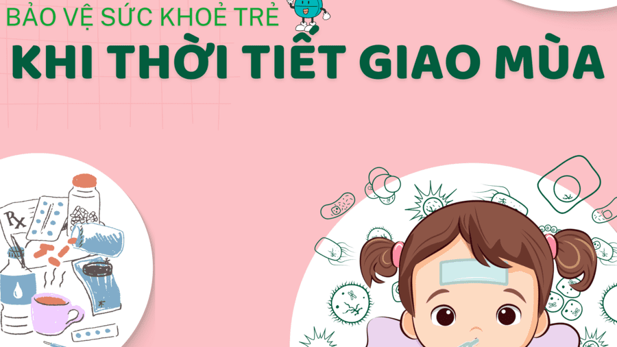 BẢO VỆ SỨC KHỎE TRẺ TRONG THỜI TIẾT GIAO MÙA