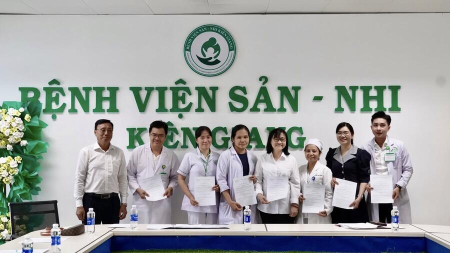 CÔNG BỐ QUYẾT ĐỊNH KIỆN TOÀN CHI HỘI BẢO TRỢ BỆNH NHÂN NGHÈO  BỆNH VIỆN SẢN – NHI KIÊN GIANG