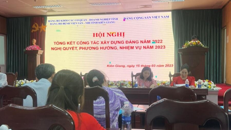 HỘI NGHỊ TỔNG KẾT ĐẢNG NĂM 2022