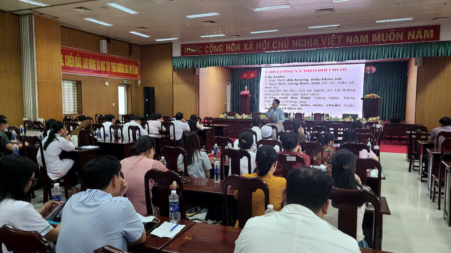 TẬP HUẤN QUẢN LÝ CHẤT LƯỢNG CHO THÀNH VIÊN MẠNG LƯỚI TẠI BỆNH VIỆN SẢN NHI KIÊN GIANG