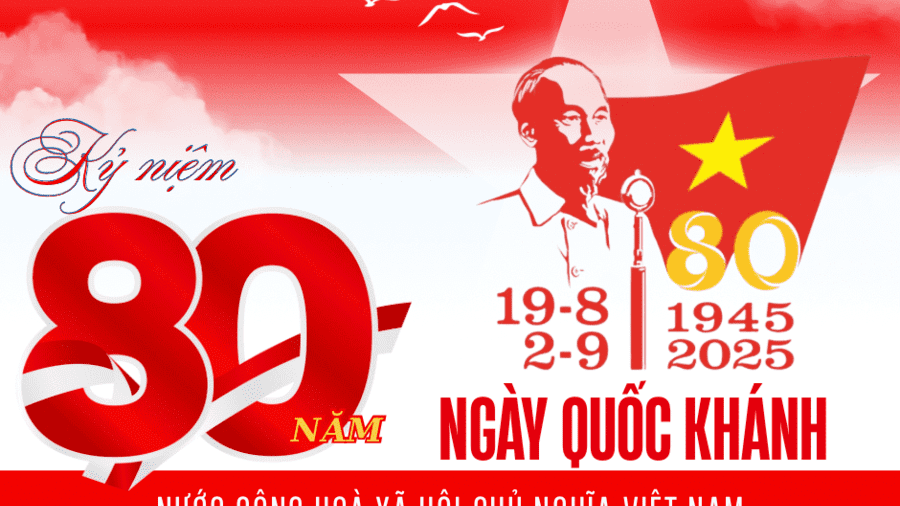 CHÀO MỪNG 80 NĂM QUỐC KHÁNH   NƯỚC CỘNG HOÀ XÃ HỘI CHỦ NGHĨA VIỆT NAM (02/9/1945 – 02/9/2025)