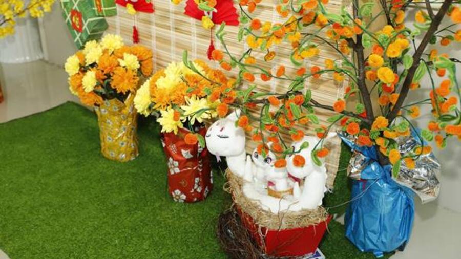 TRANG TRÍ TẾT ẤT TỴ 2025  TẠI BỆNH VIỆN SẢN NHI TỈNH KIÊN GIANG